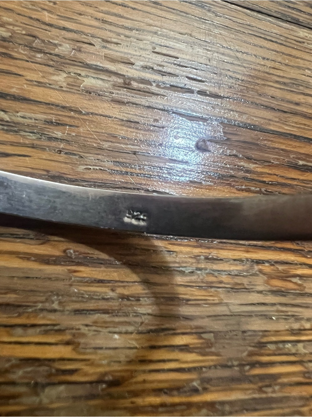 Vintage 925 Sterling Silver Hinged Bangle Bracelet - Picture 7 of 9